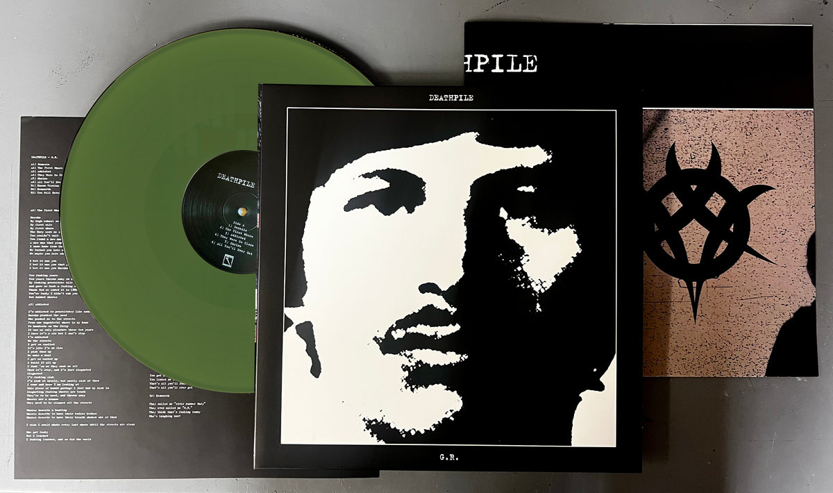 DEATHPILE | G.R. | OLIVE DRAB VINYL REPRESS LP PRE ORDER