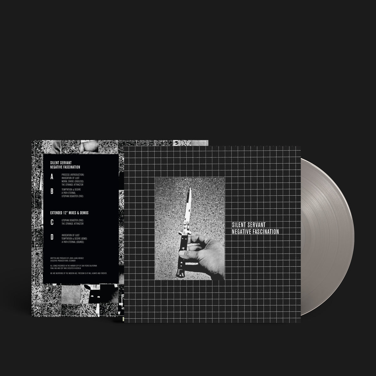 SILENT SERVANT NEGATIVE FASCINATION CLEAR VINYL 2XLP Hospital