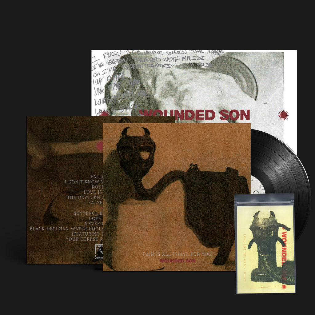 WOUNDED SON | PAIN IS ALL I HAVE FOR YOU | BLACK VINYL SPECIAL EDITION + BONUS TAPE