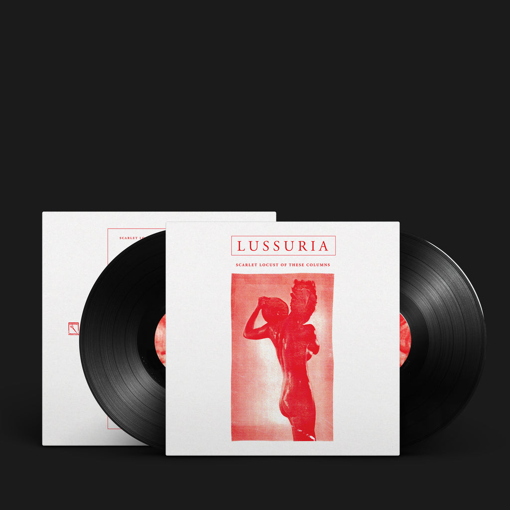 LUSSURIA | SCARLET LOCUST OF THESE COLUMNS | BLACK VINYL 2xLP