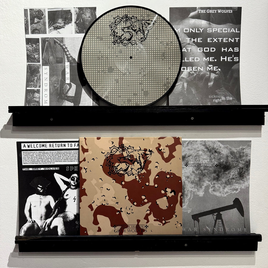 THE GREY WOLVES / VATICAN SHADOW | SICKNESS IN THE RIGHT - GULF WAR SYNDROME PICTURE DISC VINYL LP