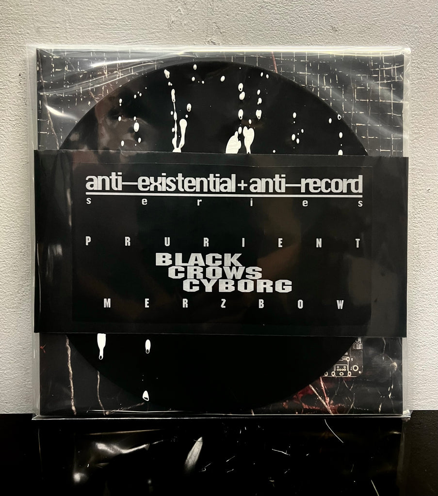 MERZBOW/PRURIENT | BLACK CROWS CYBORG | LP + ANTI-RECORD