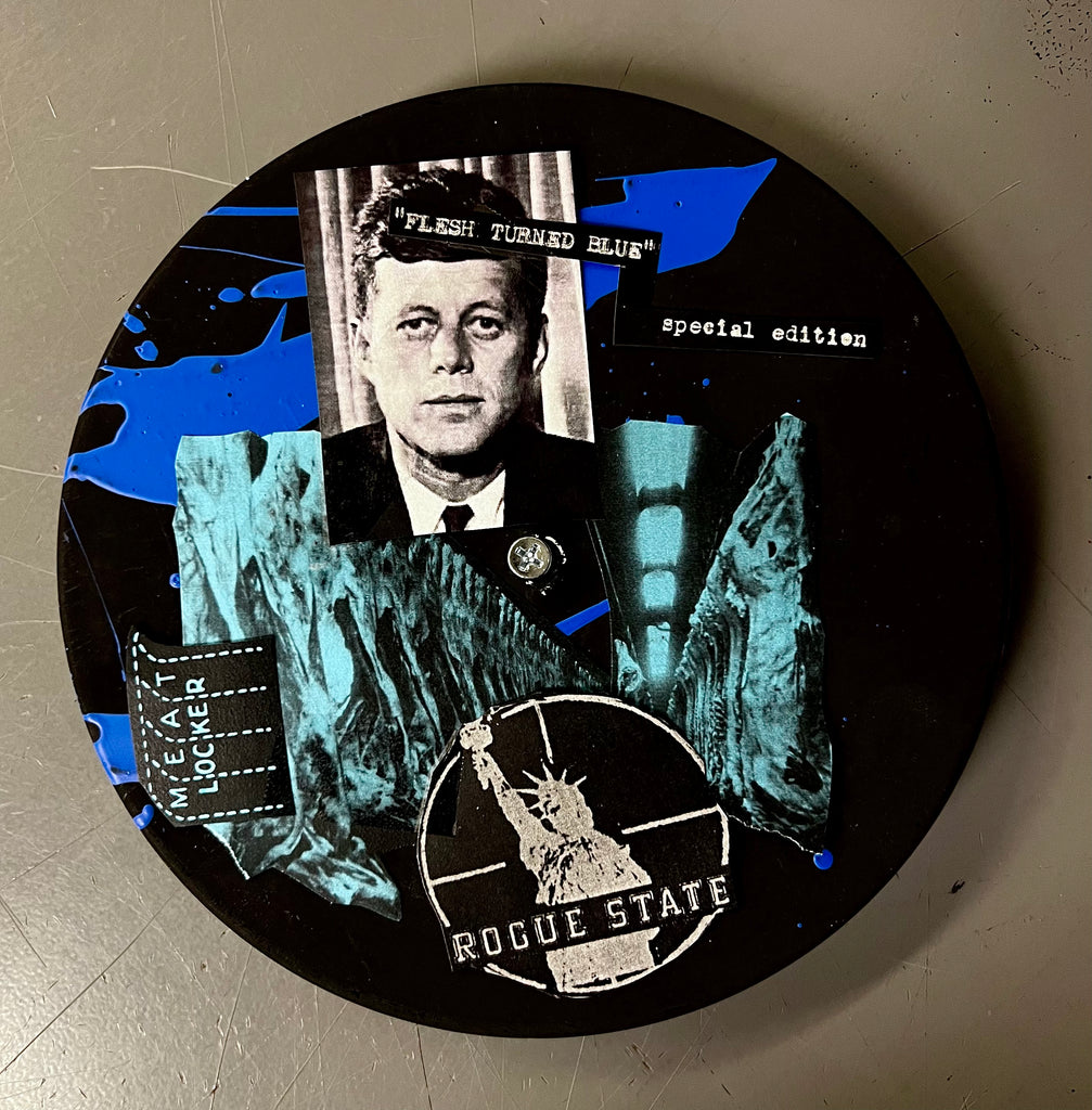 MEAT LOCKER / ROGUE STATE | FLESH TURNED BLUE | SPECIAL EDITION CS + 7" ANTI-RECORD PRE ORDER