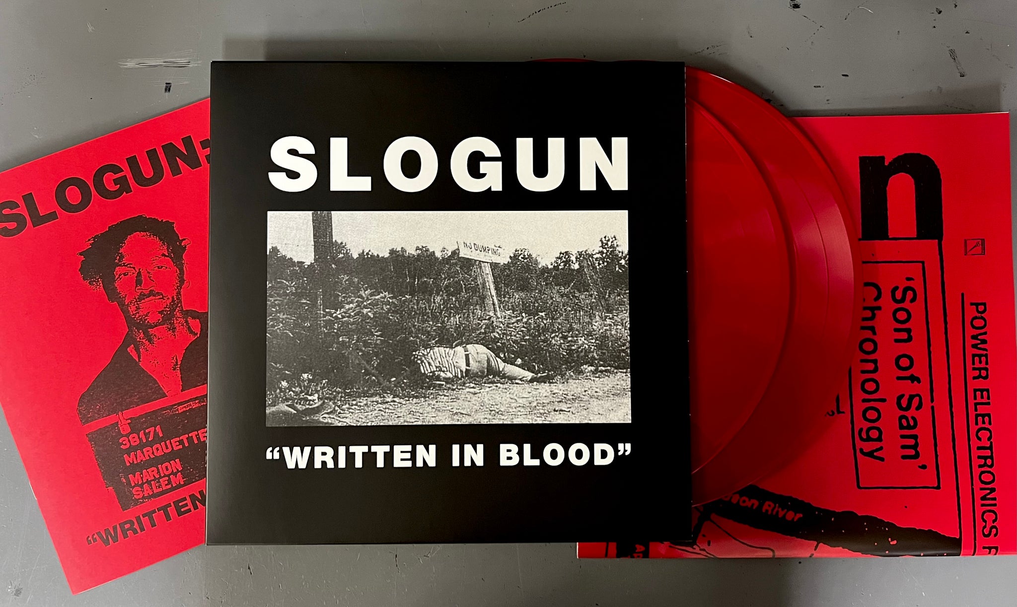 SLOGUN | WRITTEN IN BLOOD | BIG APPLE RED VINYL 2XLP
