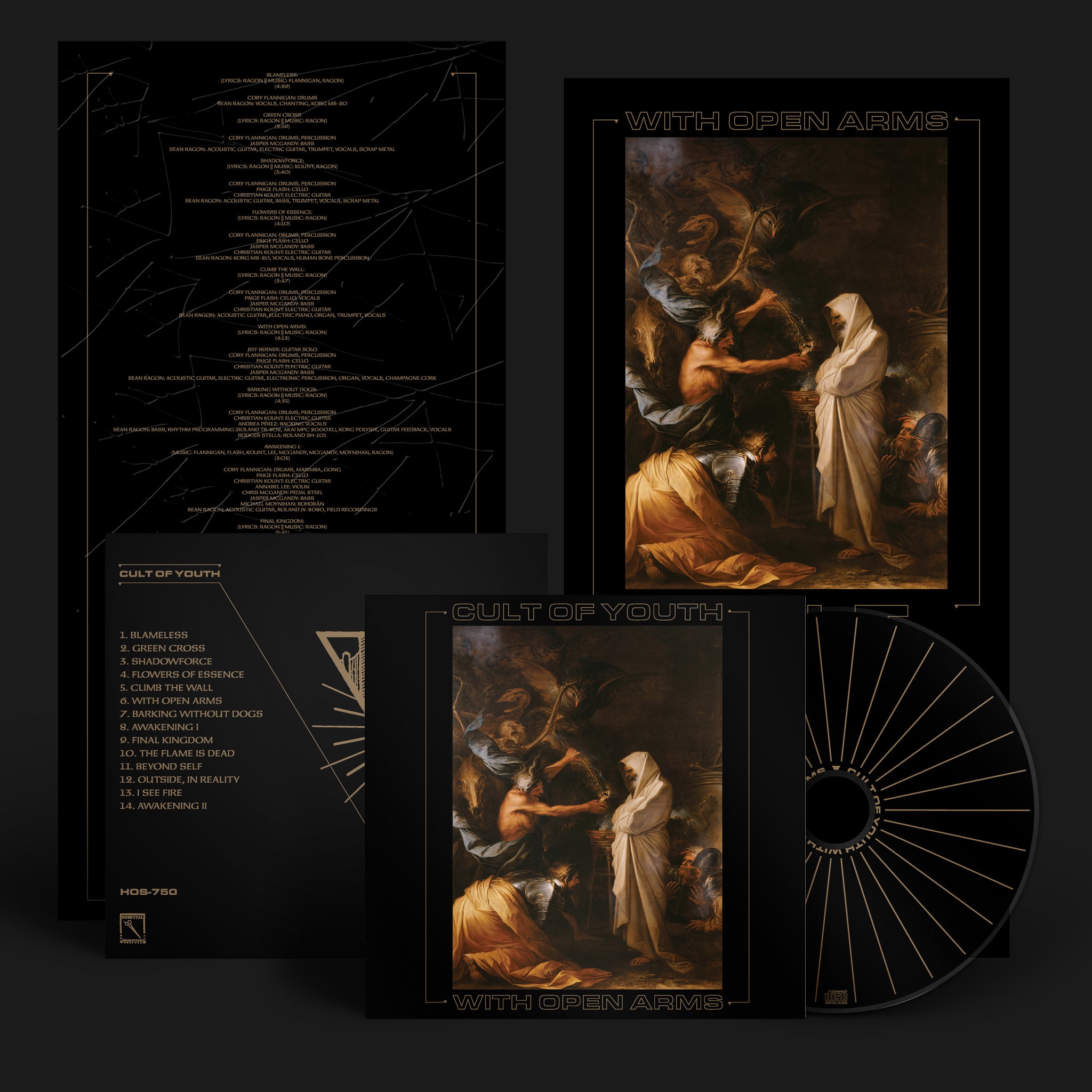 CULT OF YOUTH | WITH OPEN ARMS | CD – Hospital Productions