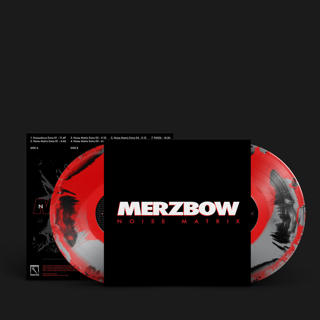 MERZBOW | NOISE MATRIX | RED/BLACK/SILVER MERGE VINYL 2XLP