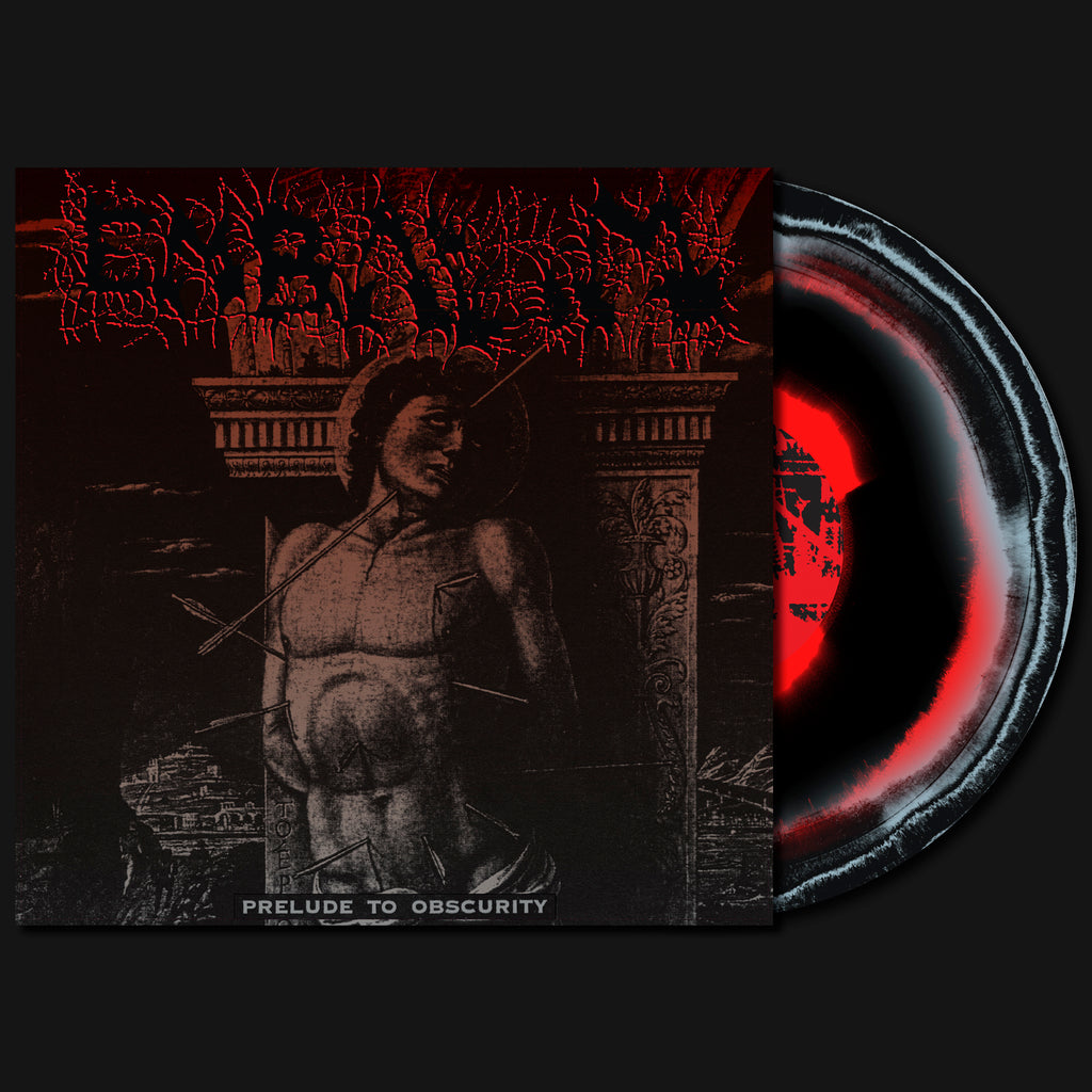 EMBALM | PRELUDE TO OBSCURITY | BLACK/RED/SILVER MERGE VINYL LP