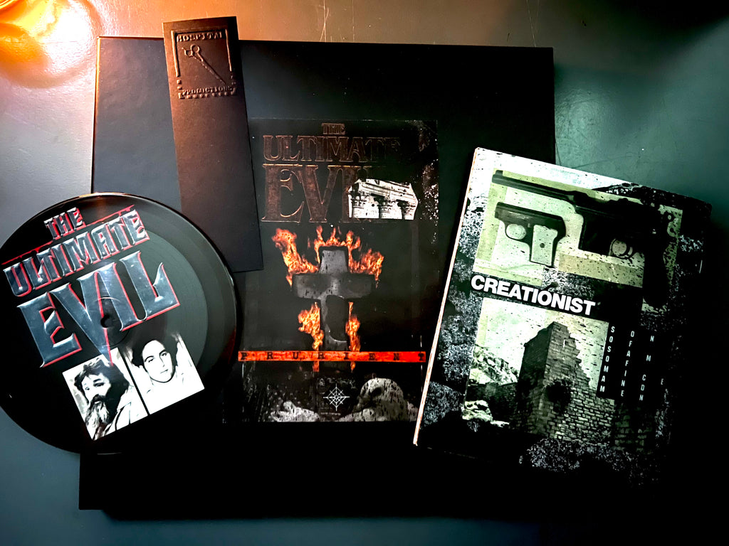 PRURIENT | CREATIONIST/SON OF SAM OF MICE AND MEN | 6XCS + 7” - ‘THE ULTIMATE EVIL” SPECIAL EDITION