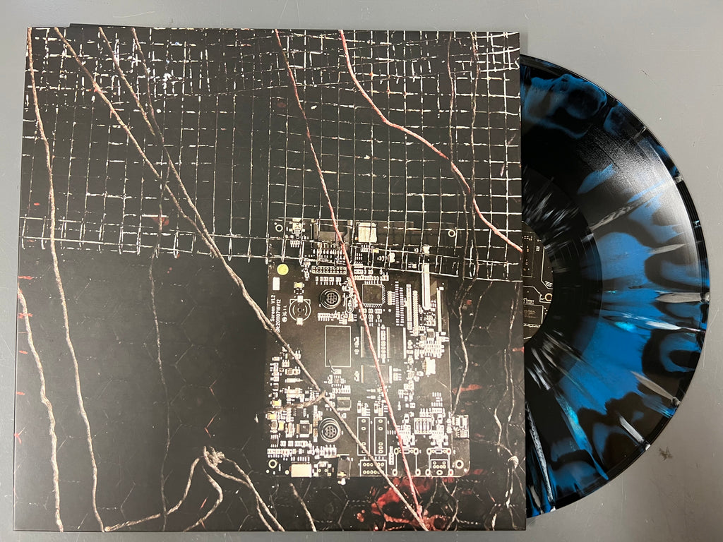 MERZBOW/PRURIENT 'BLACK CROWS CYBORG' | BLUE SPLATTER VINYL LP